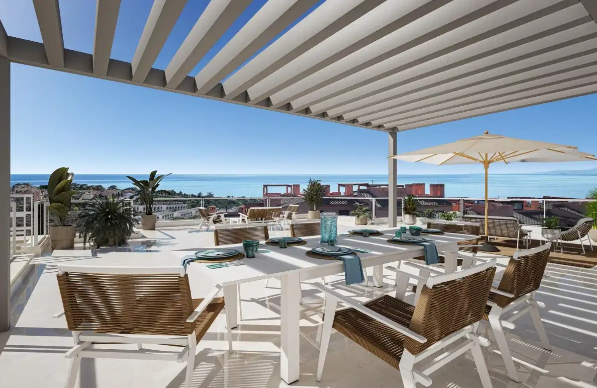 1 - vente appartement vue mer manilva andalousie espagne