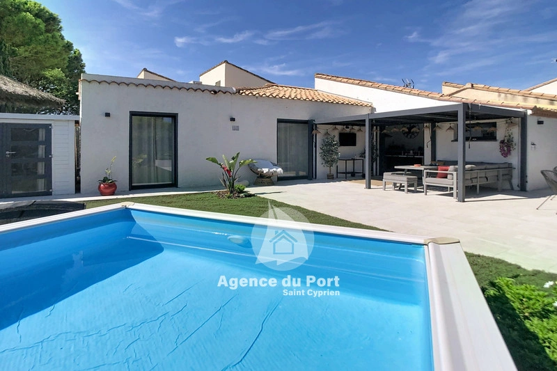 2 - verkoop huis strand to voet saint-cyprien pyrénées-orientales frankrijk