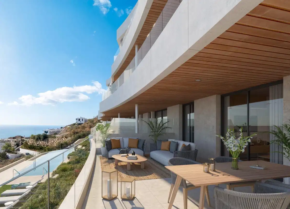 2 - продажа квартира вид моря rincon de la victoria андалусия испания