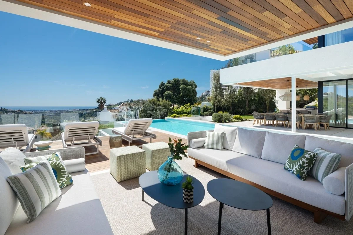 2 - verkoop villa uitzicht op zee benahavis - costa del sol andalusië spanje