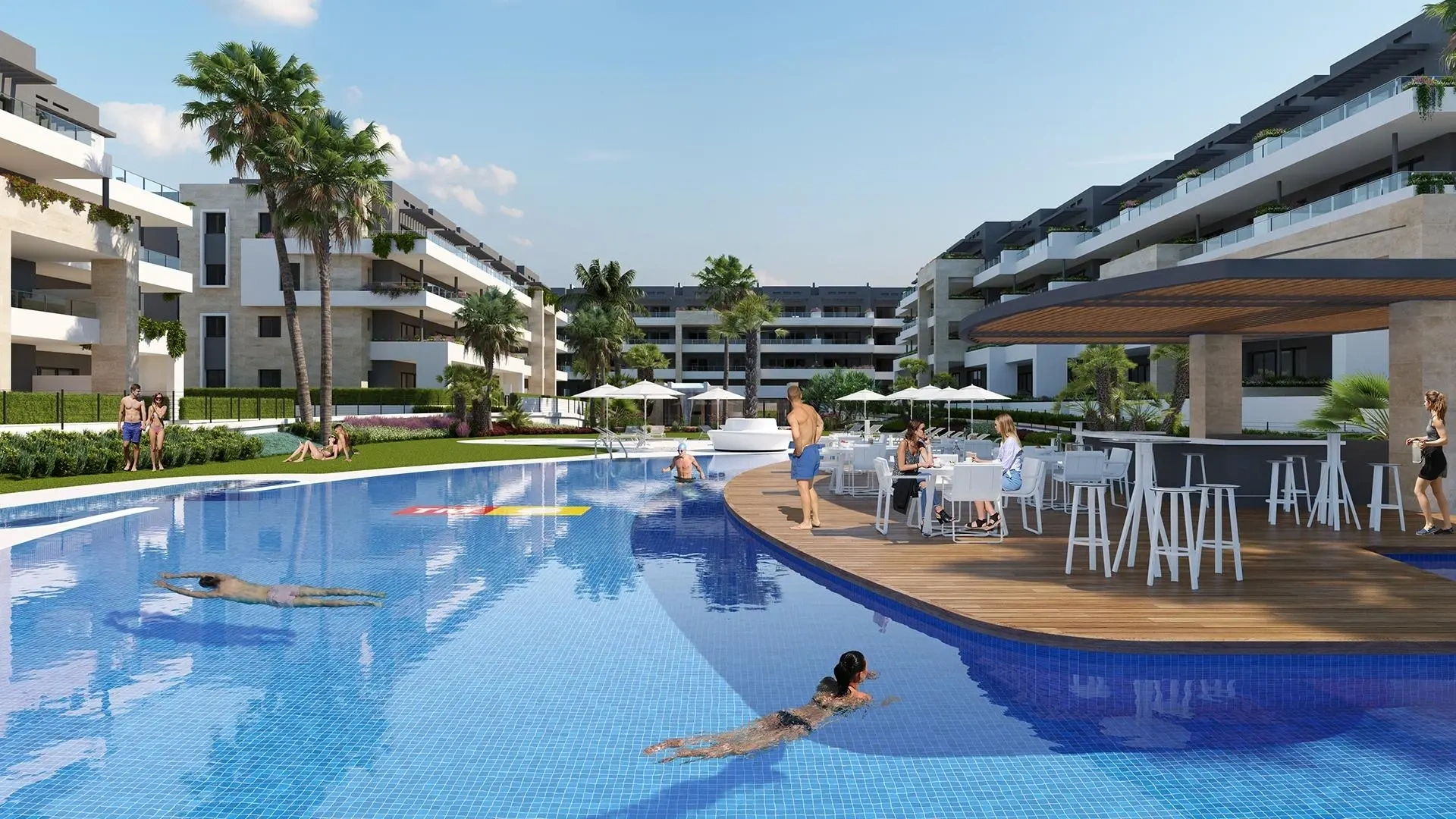 2 - продажа квартира ноги в воде orihuela-costa валенсия испания