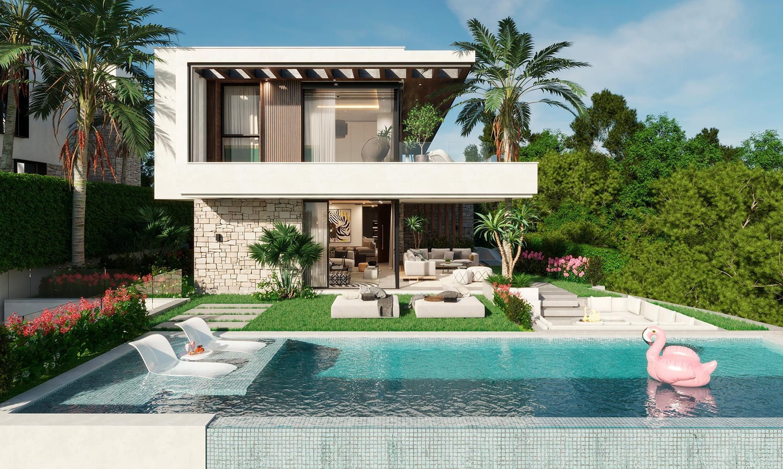 Casa vista al mar