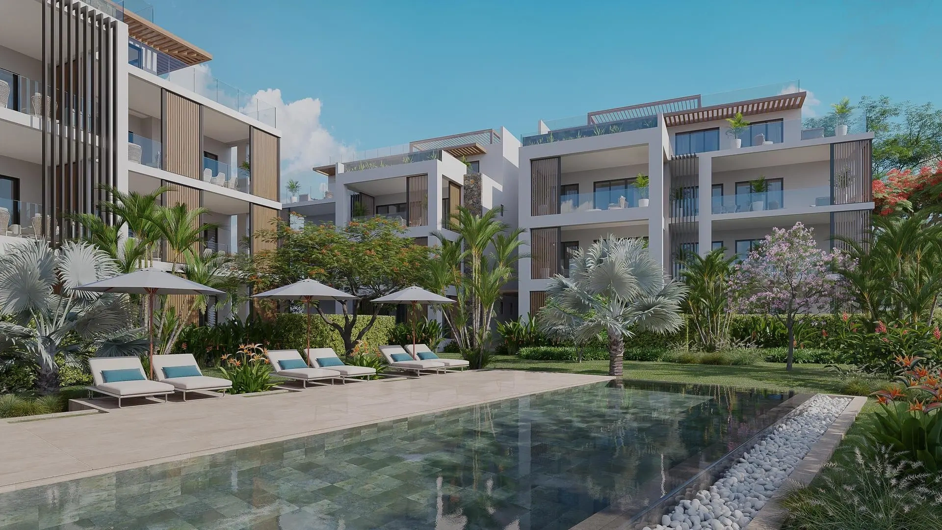 1 - sea view apartment for sale in calodyne rivière du rempart mauritius