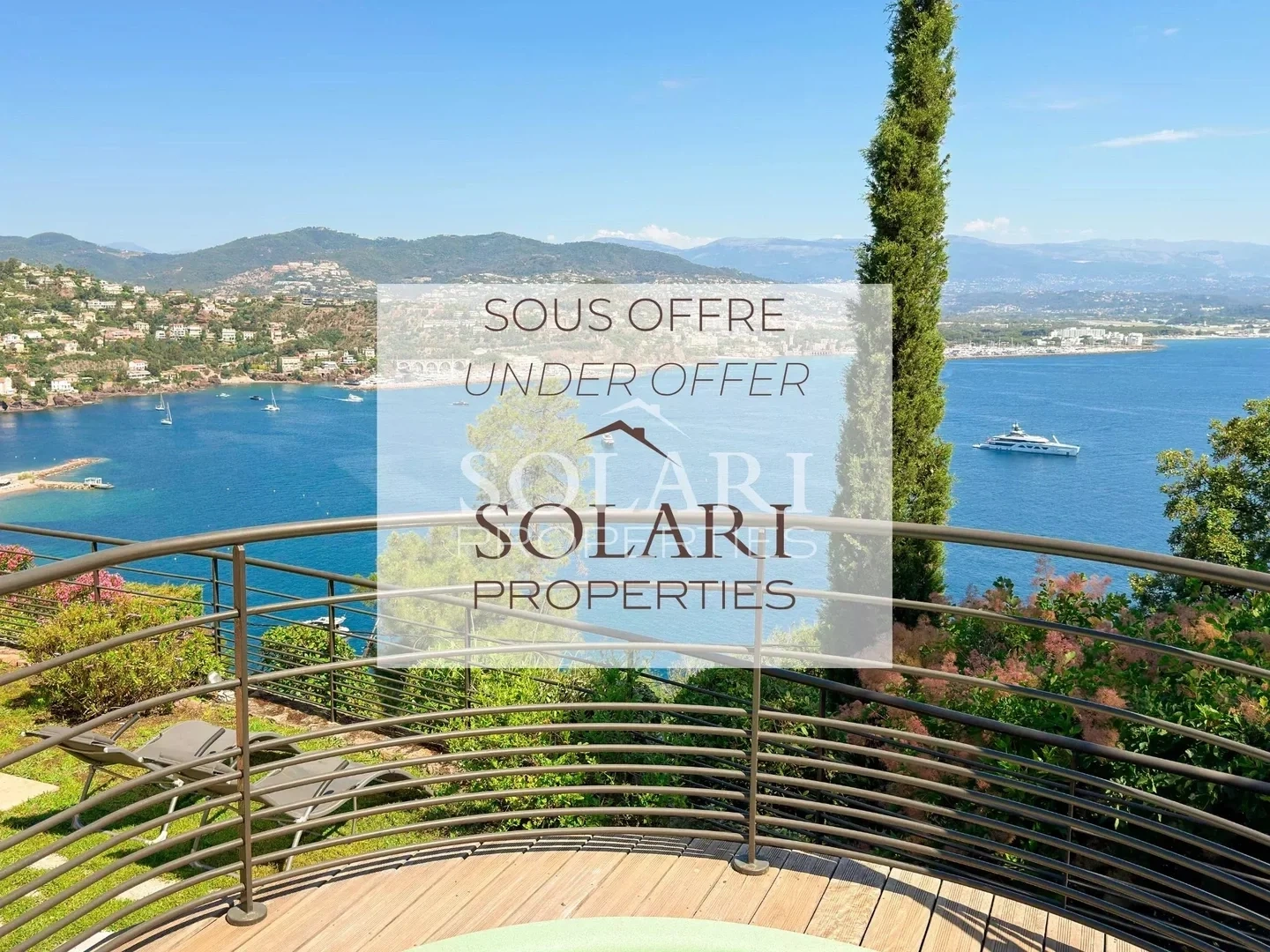 1 - verkoop villa uitzicht op zee théoule-sur-mer alpes-maritimes frankrijk