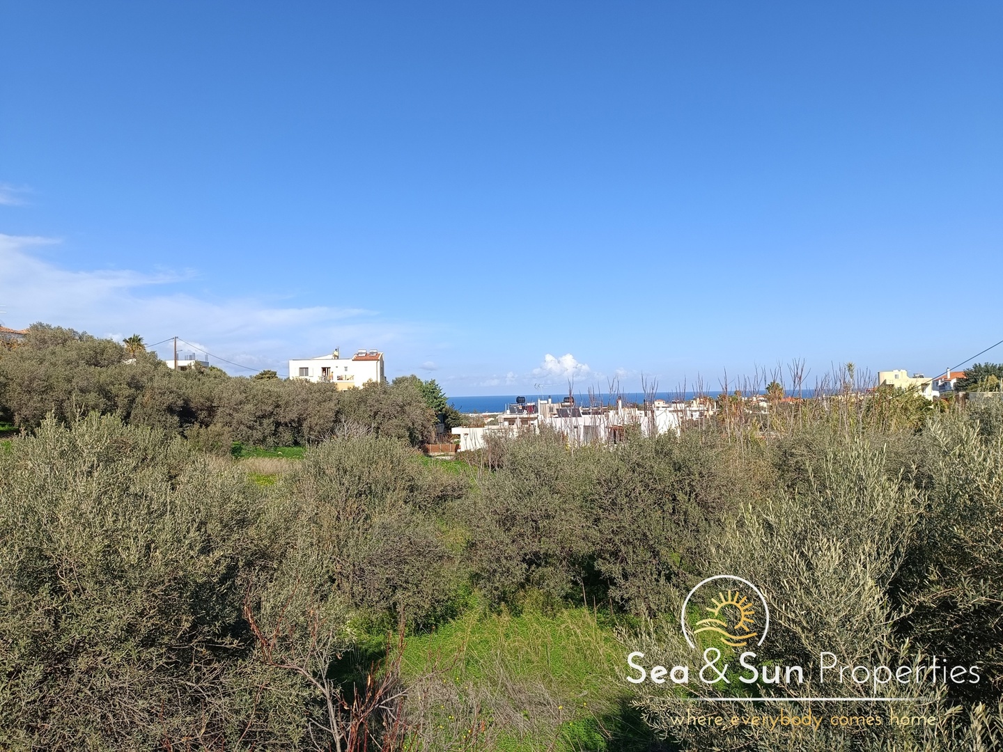 1 - sea view plot of land for sale in nea kydonia crete greece