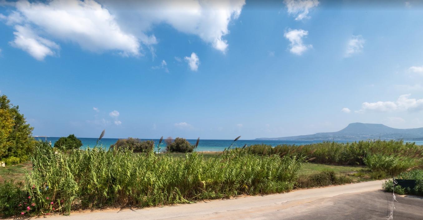 1 - vente terrain pieds dans l'eau kalyves crète grèce