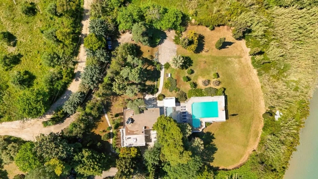 2 - vente villa vue mer karousádes îles ioniennes grèce