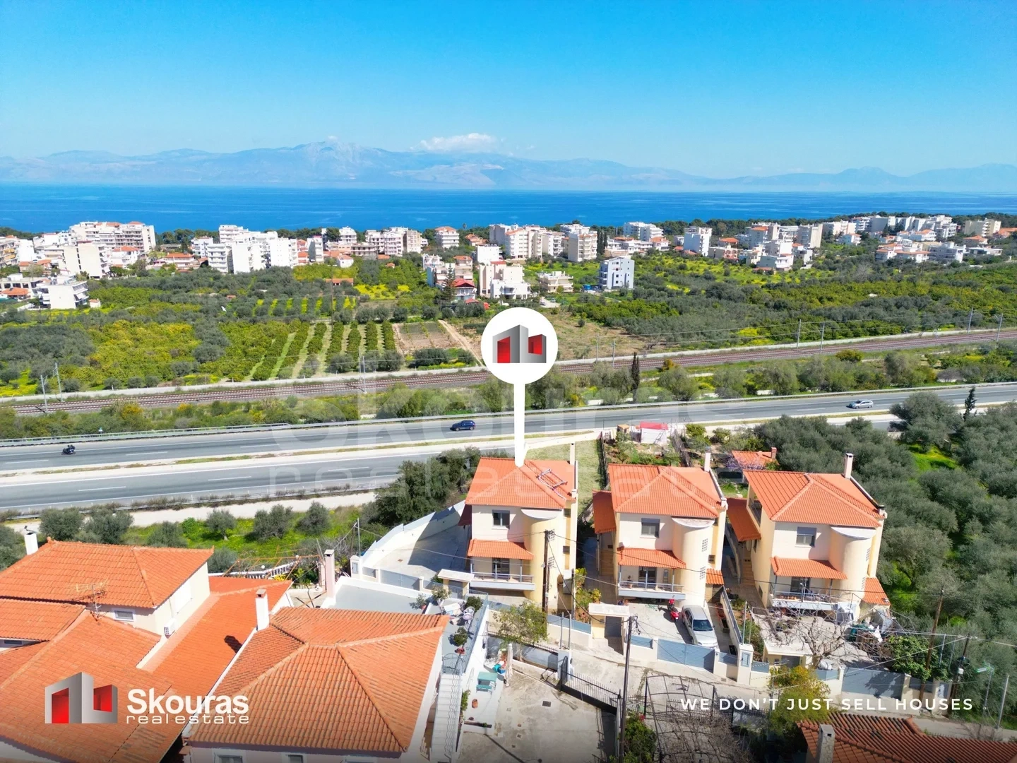 1 - vente maison vue mer kariótika péloponnèse grèce