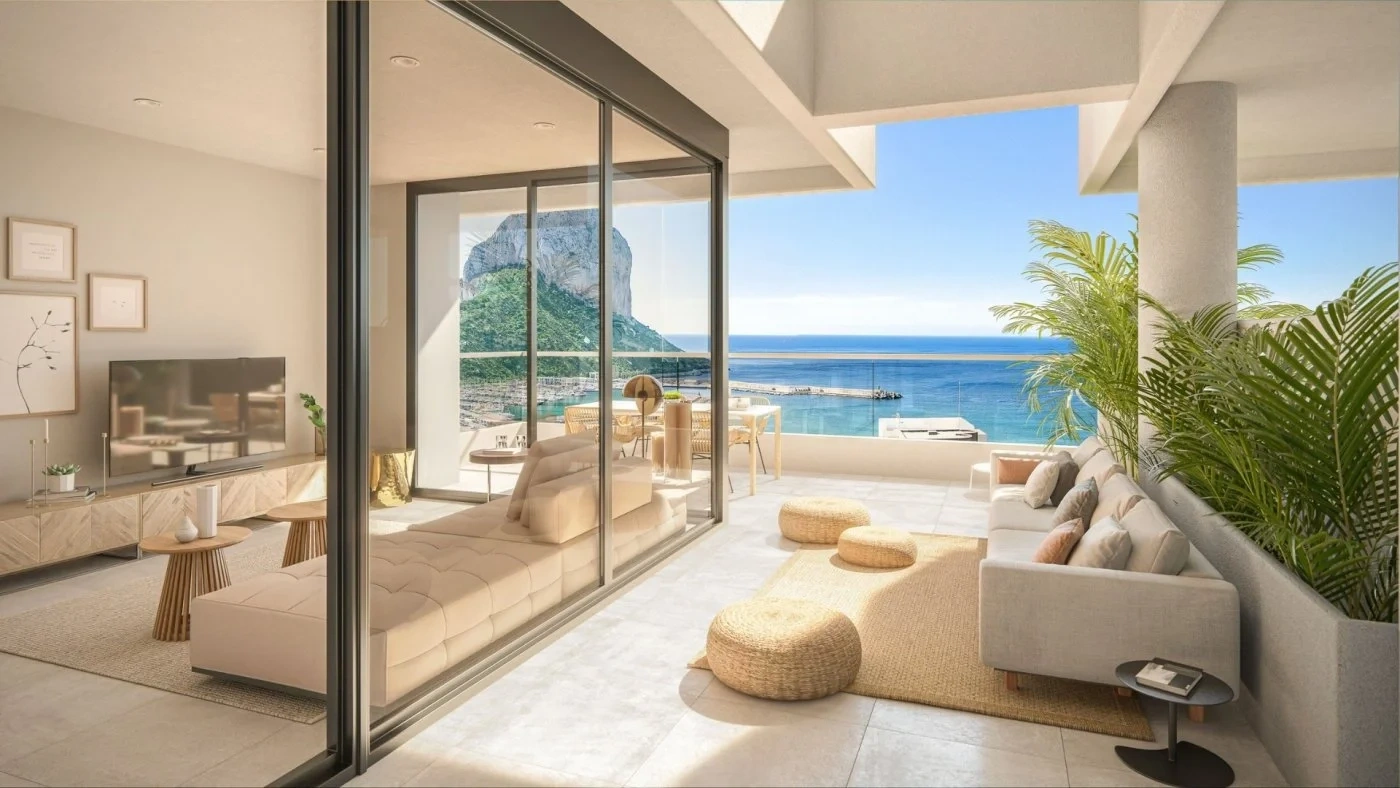 2 - verkauf wohnung meerblick calpe - costa blanca valencia spanien