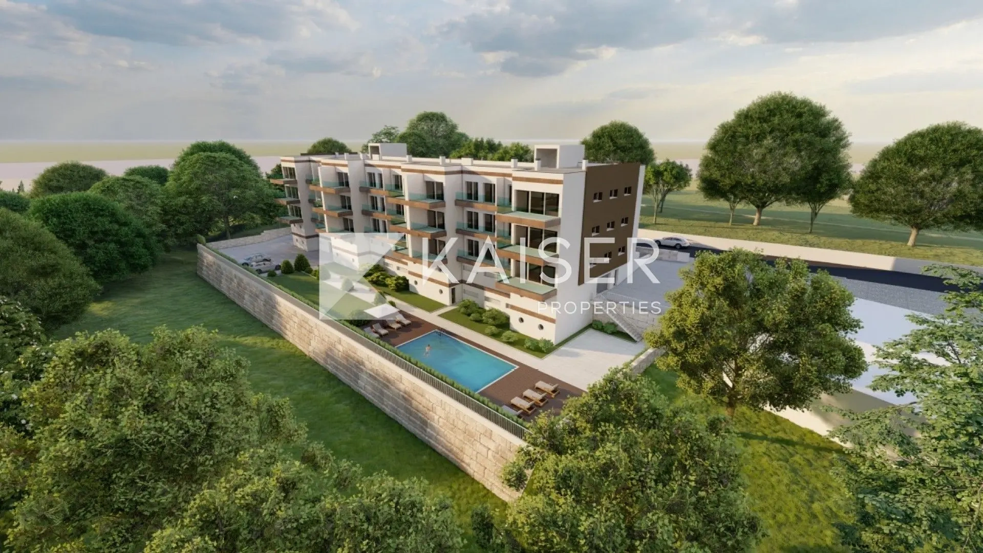 3 bedroom apartment with swimming pool