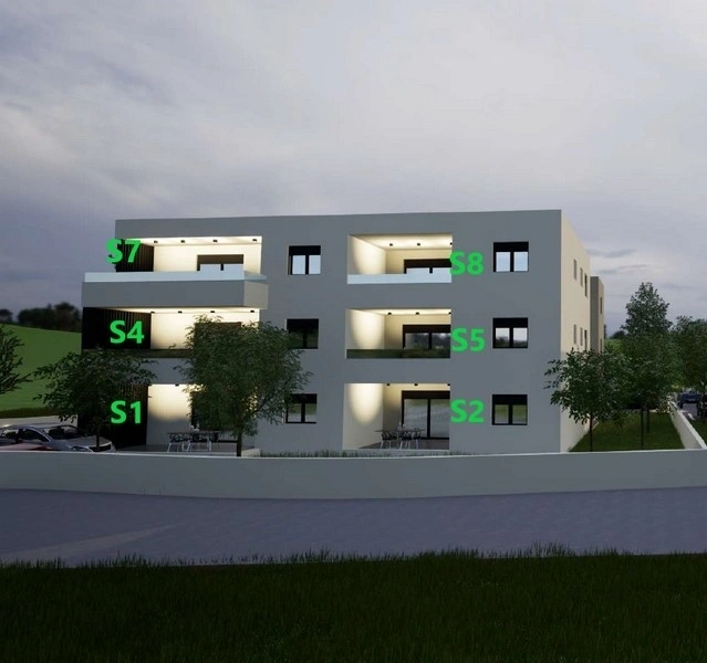1 - vendita appartamento vista mare vodice sebenico e tenin croazia