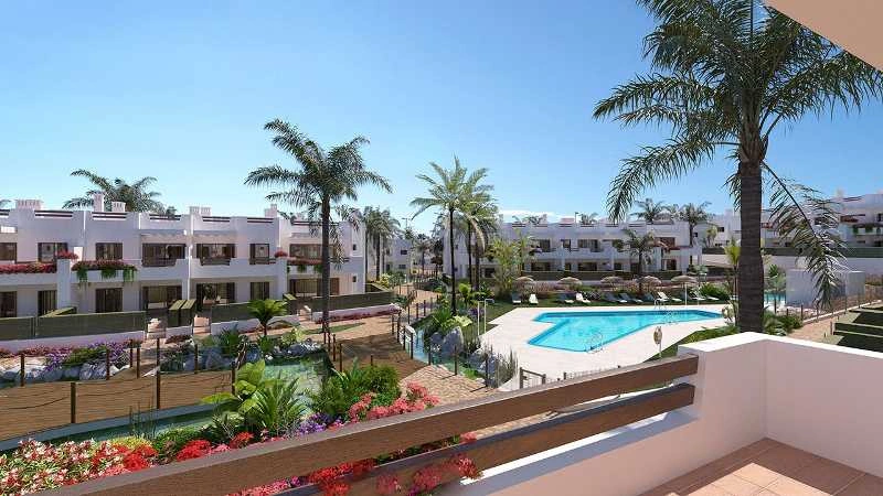 1 - vente appartement pieds dans l'eau san juan de los terreros andalousie espagne