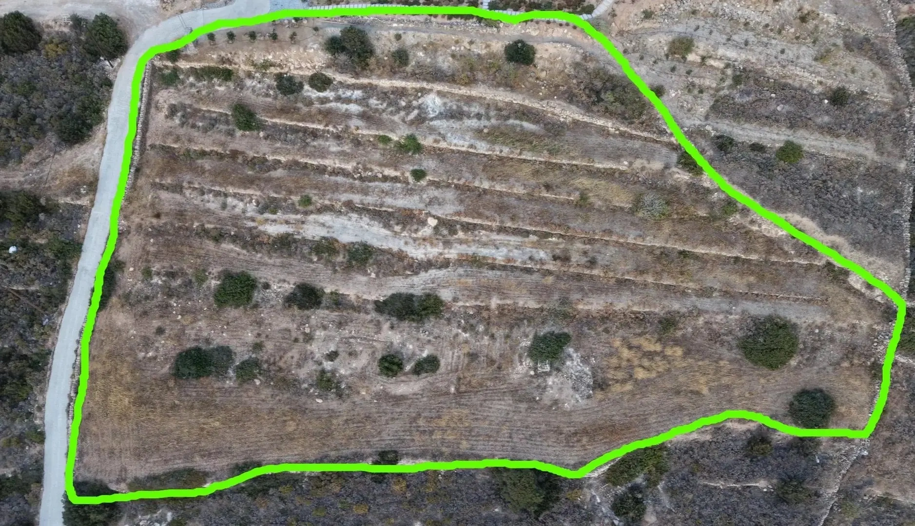 2 - vente terrain vue mer paros - cyclades egée méridionale grèce