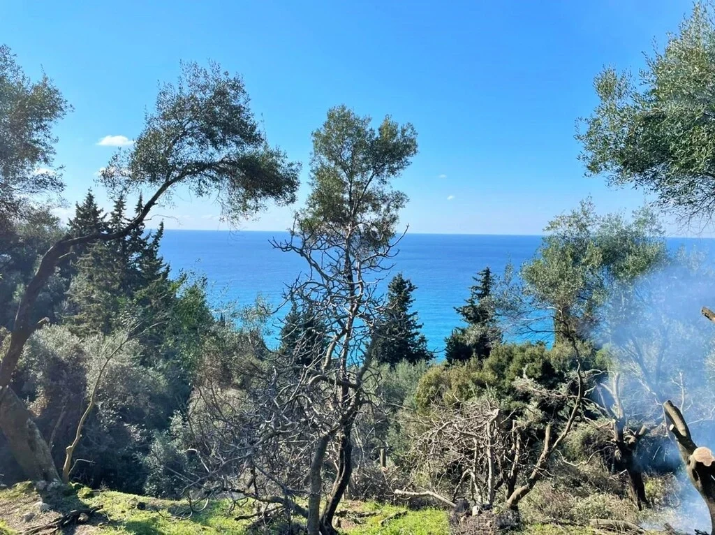 2 - vente terrain vue mer corfu îles ioniennes grèce