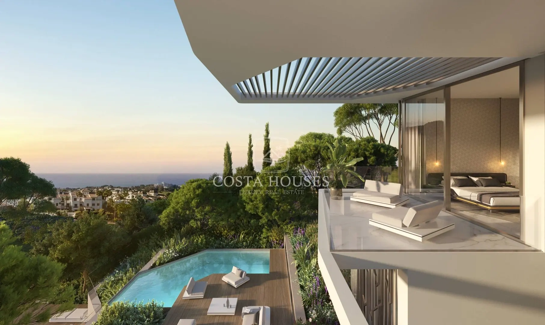 2 - vente maison vue mer benahavis - costa del sol andalousie espagne