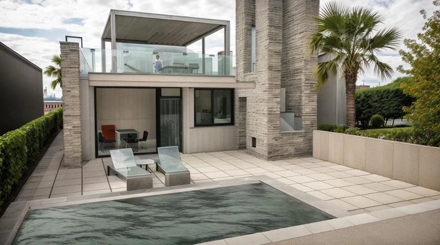 Casa con piscina