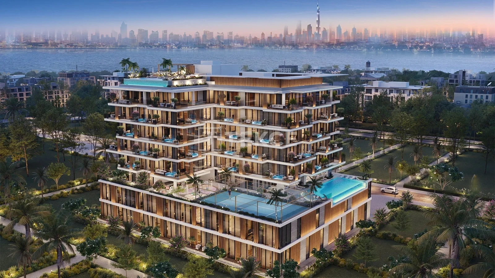 1 - vente appartement pieds dans l'eau dubai dubai émirats arabes unis