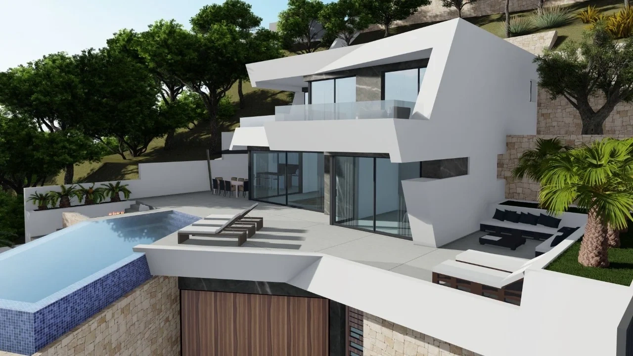1 - verkoop huis uitzicht op zee calpe - costa blanca valencian community spanje