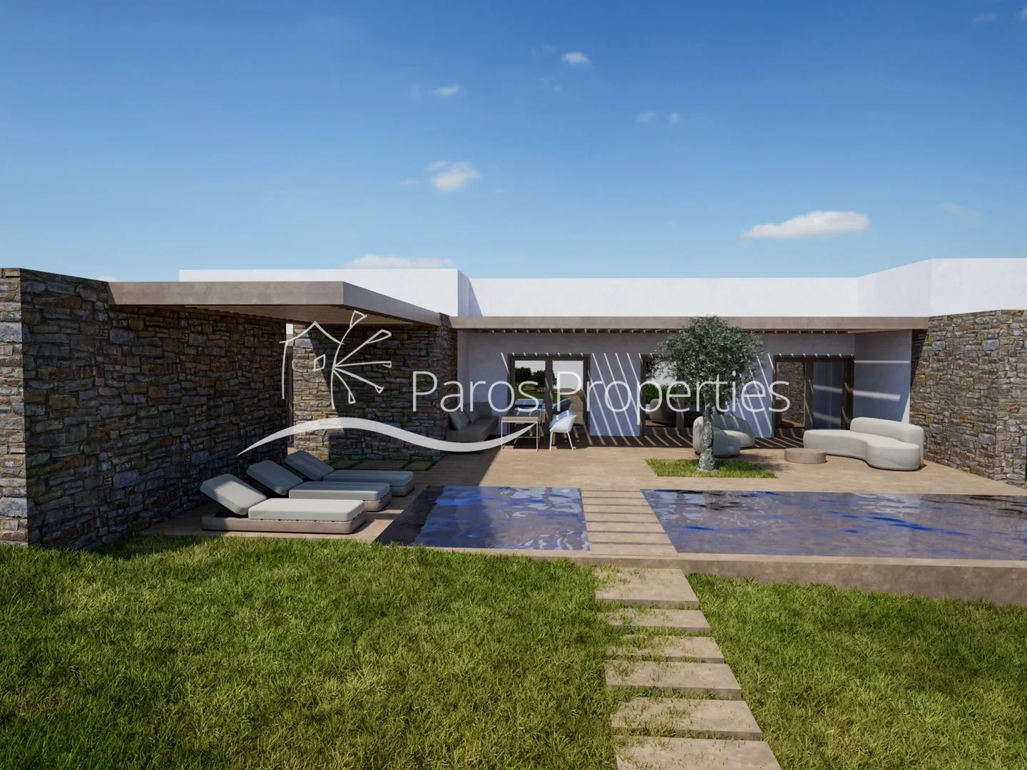 2 - sea view new construction for sale in paros - cyclades south aegean greece
