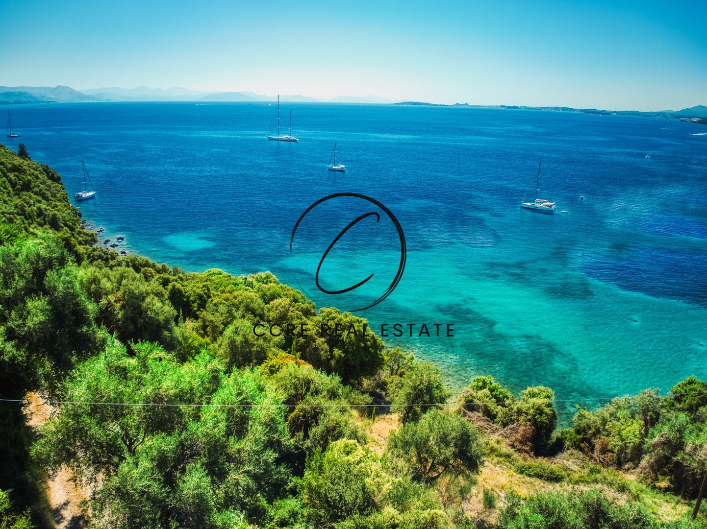 1 - продажа территория вид моря corfu ионические острова греция