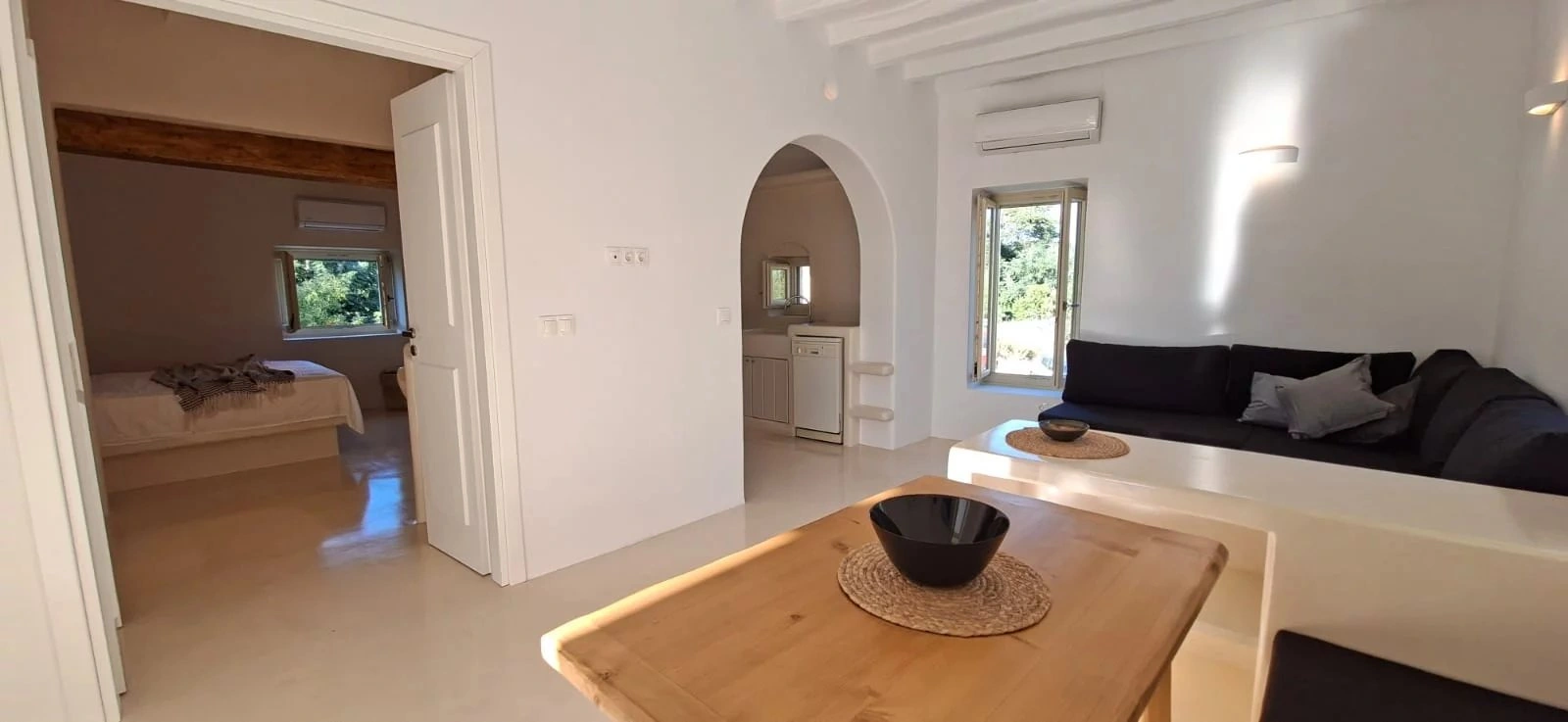 1 - vente appartement plage à pied paros - cyclades egée méridionale grèce