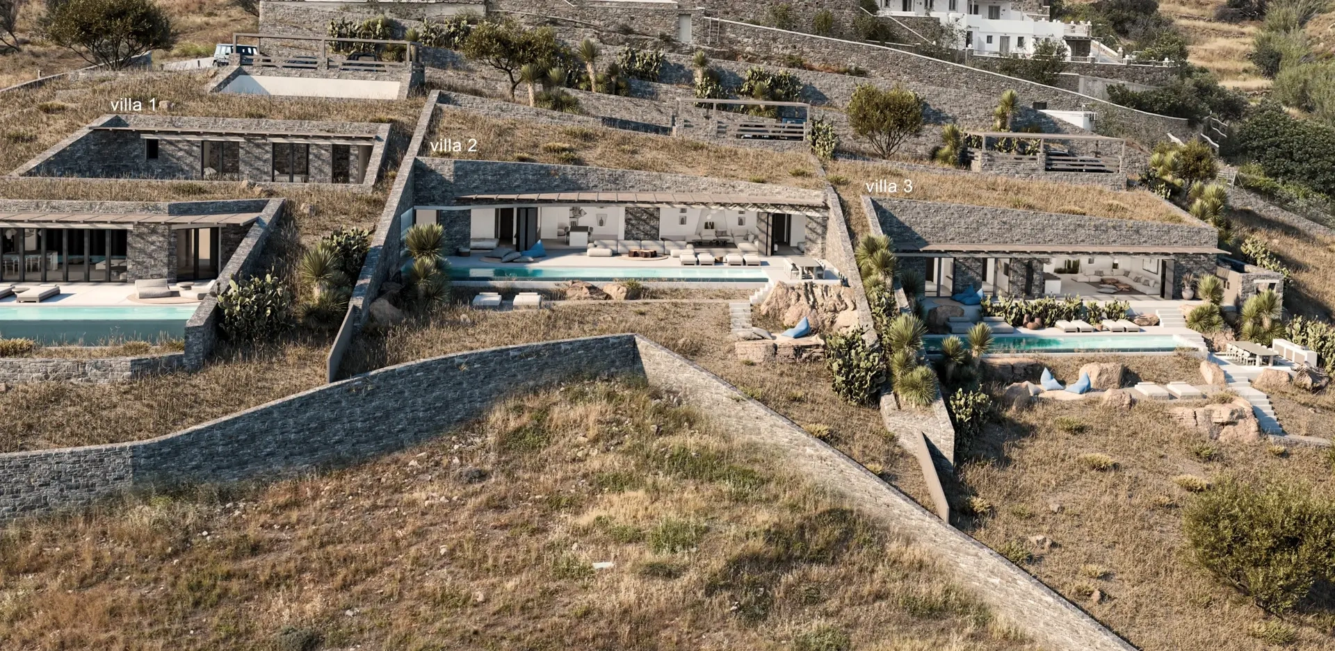 2 - venta villa vista al mar miconos - cícladas egeo meridional grecia