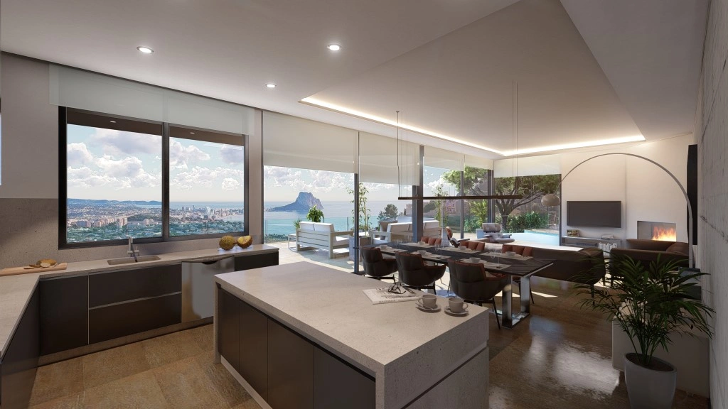 2 - verkoop huis uitzicht op zee calpe - costa blanca valencian community spanje