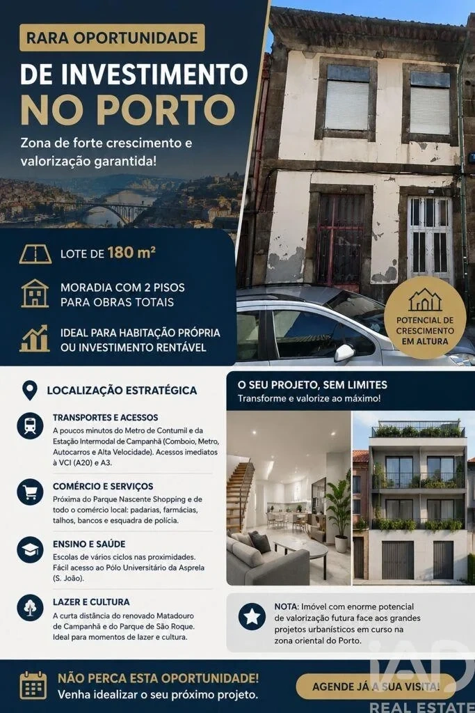 1 - house for sale in campanhã north region portugal