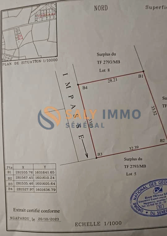 2 - venda terreno ngaring thiès senegal
