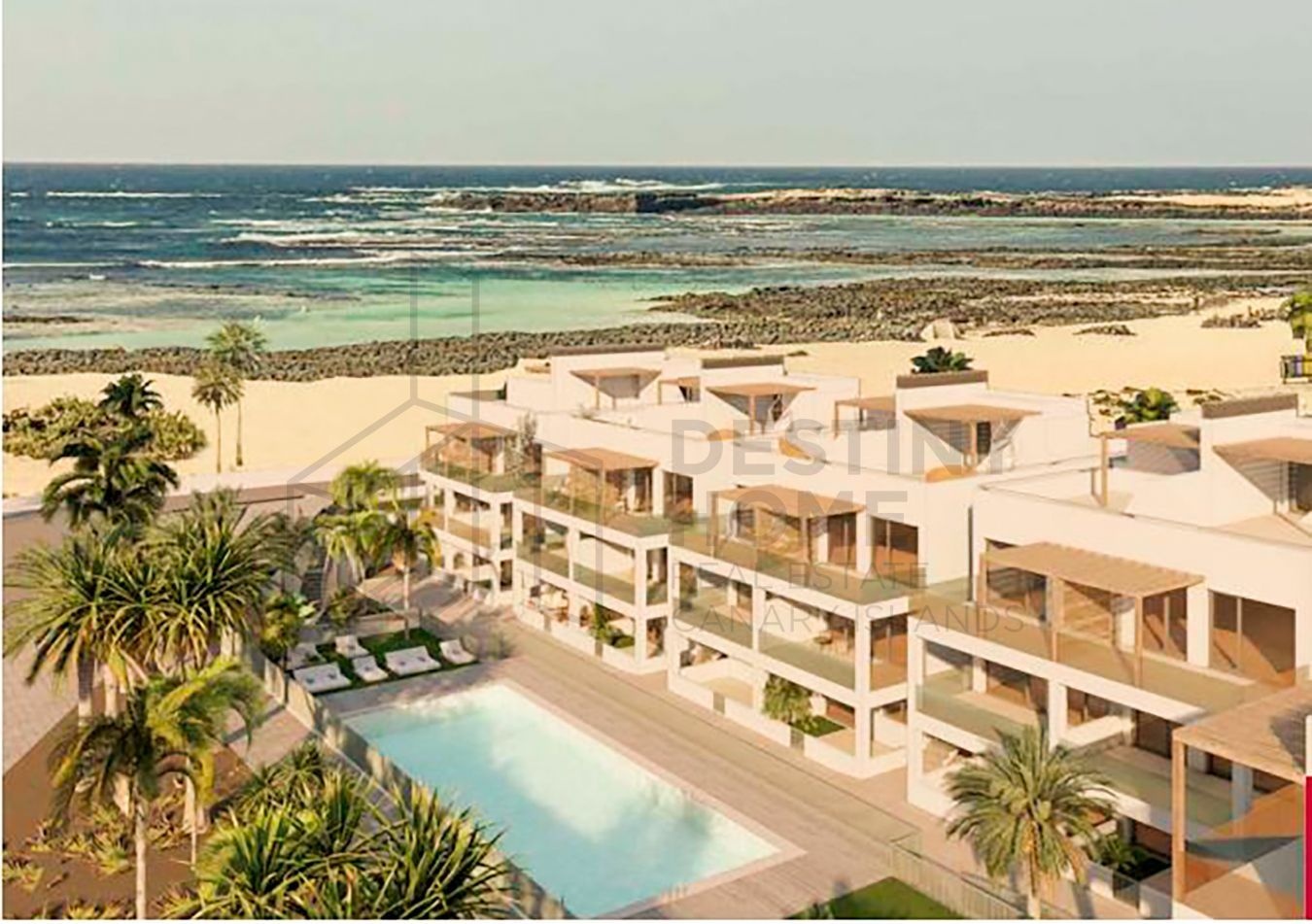 1 - vente appartement pieds dans l'eau el cotillo fuerteventura - canaries espagne