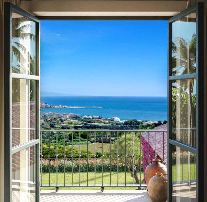 1 - vente maison vue mer casares - costa del sol andalousie espagne