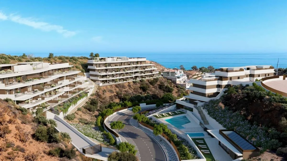 1 - продажа квартира вид моря rincon de la victoria андалусия испания
