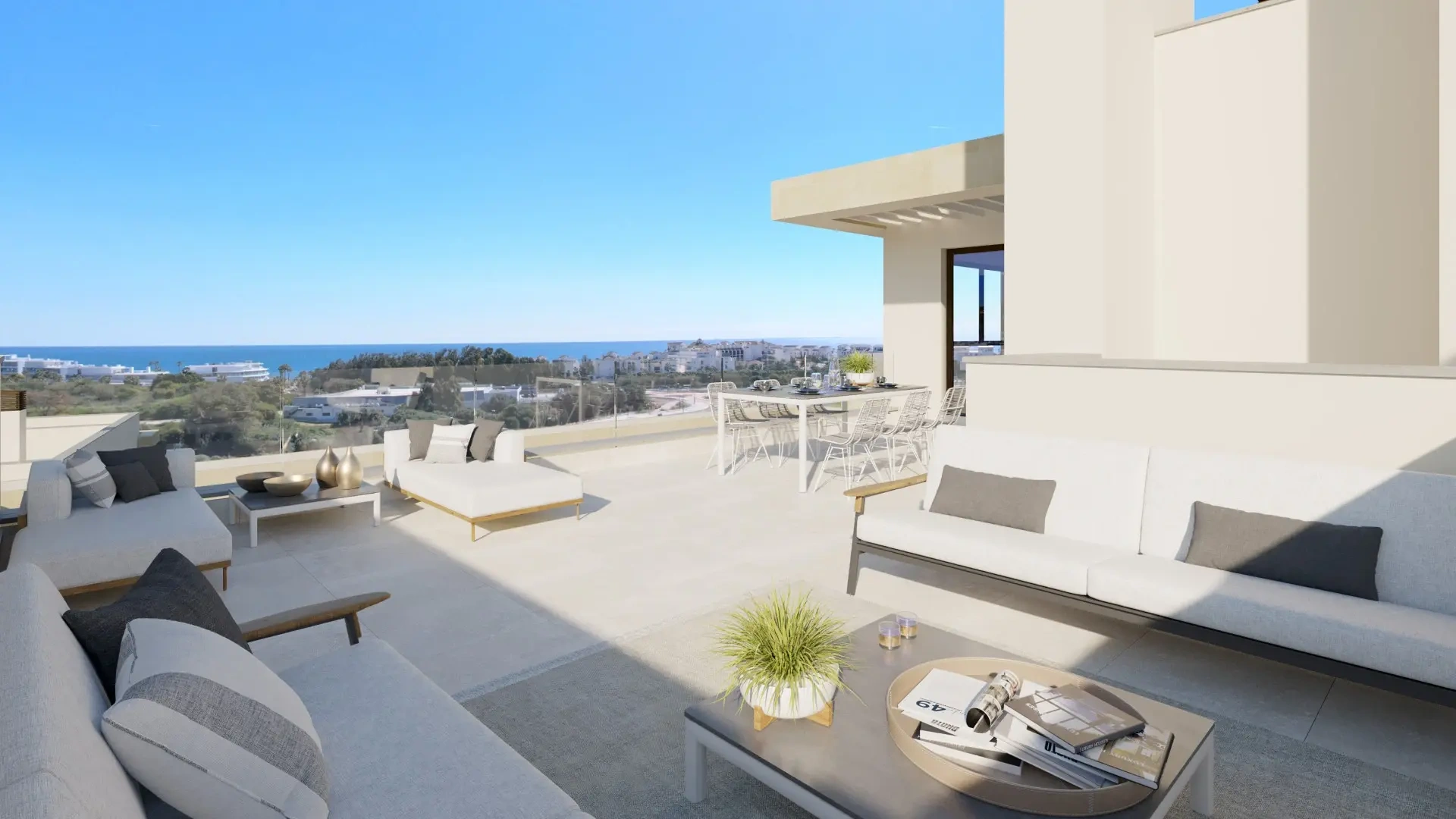 1 - venda apartamento vista de mar estepona - costa del sol andaluzia espanha