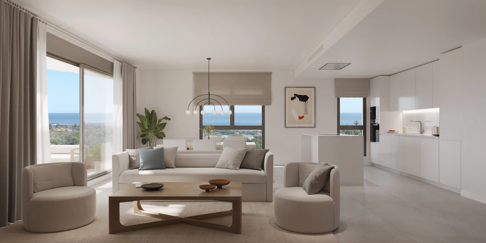 1 - продажа квартира вид моря estepona - costa del sol андалусия испания