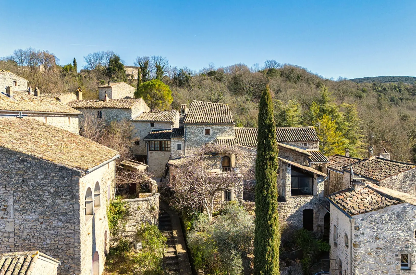 1 - vendita casa rochegude gard francia
