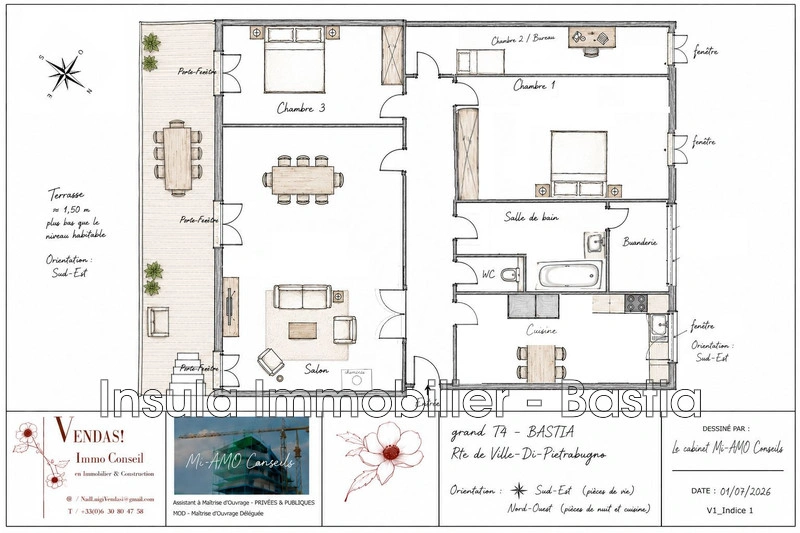 2 - verkauf wohnung ville-di-pietrabugno corse (haute) frankreich