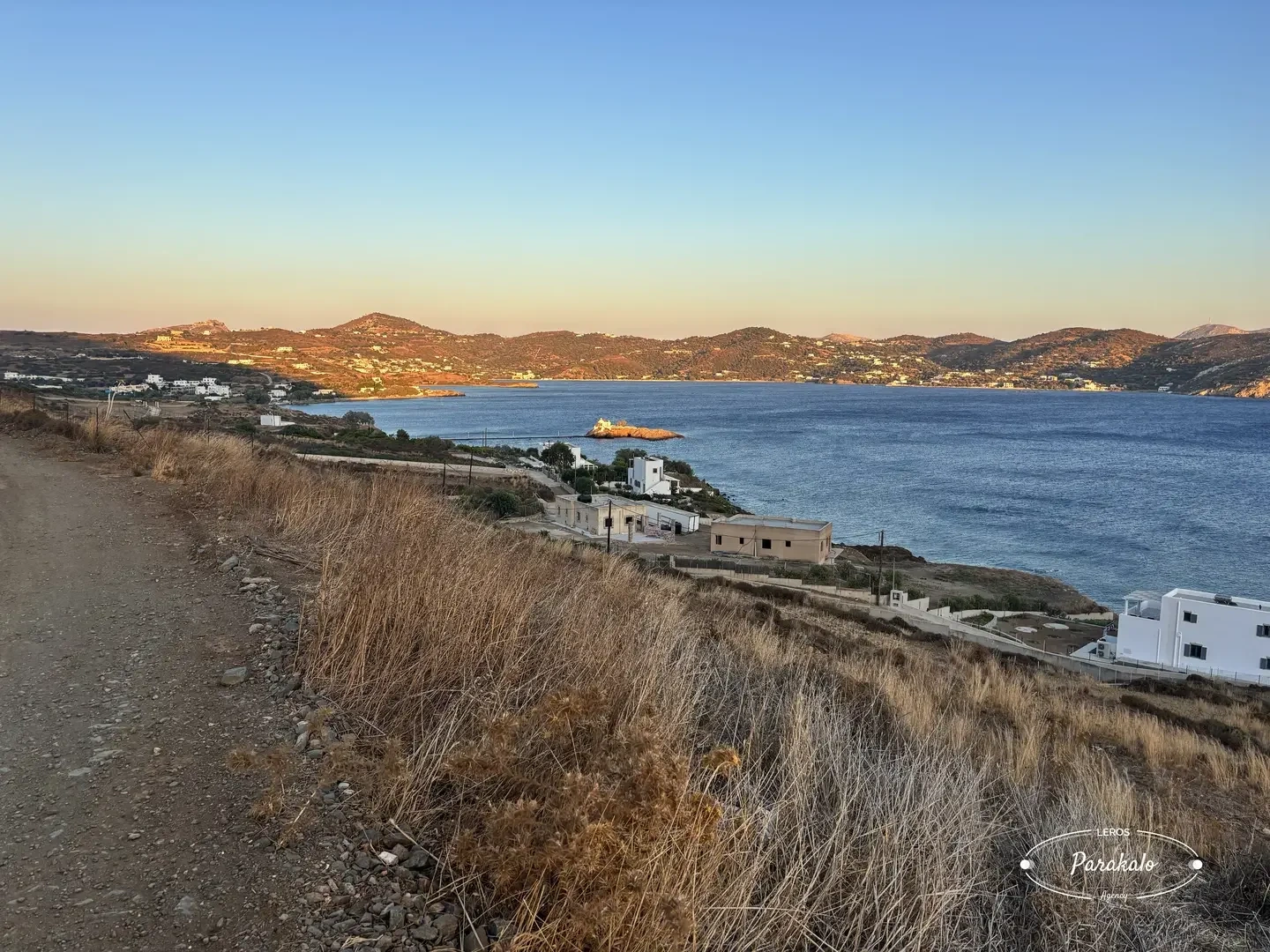 2 - sea view plot of land for sale in leros south aegean greece