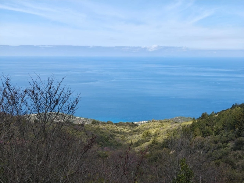 1 - vente terrain vue mer lefkada îles ioniennes grèce