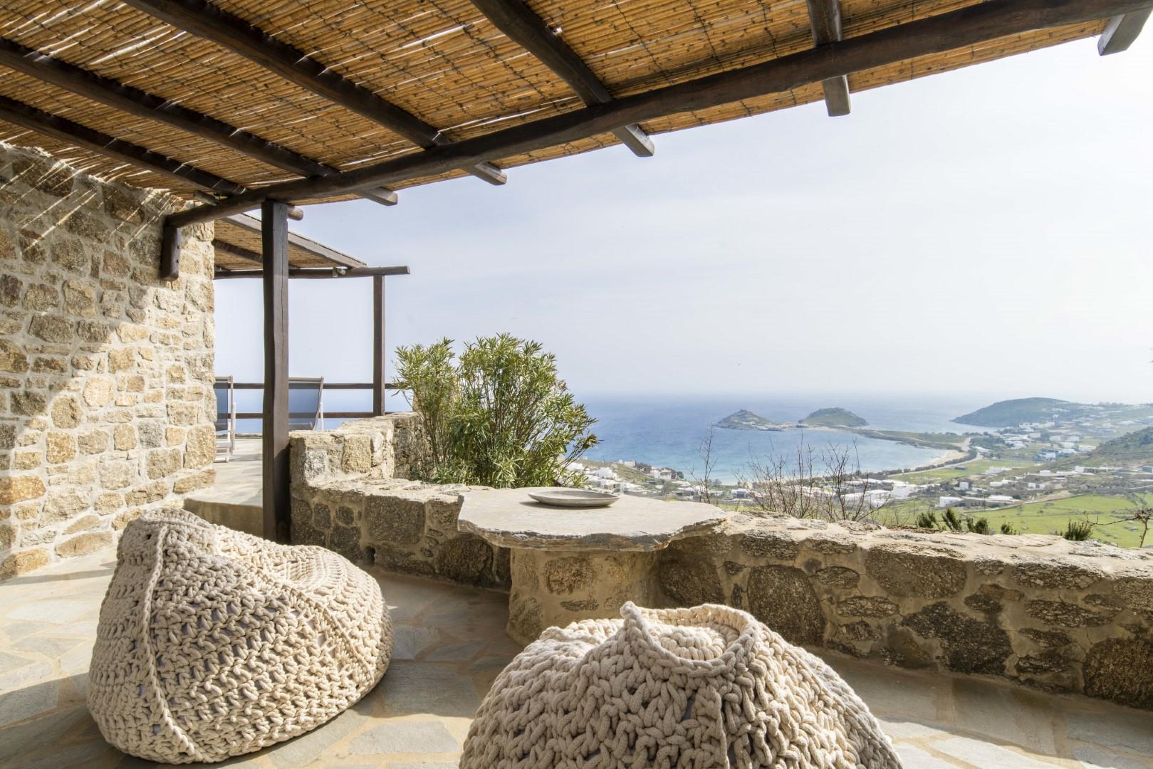 Maison vue mer avec piscine