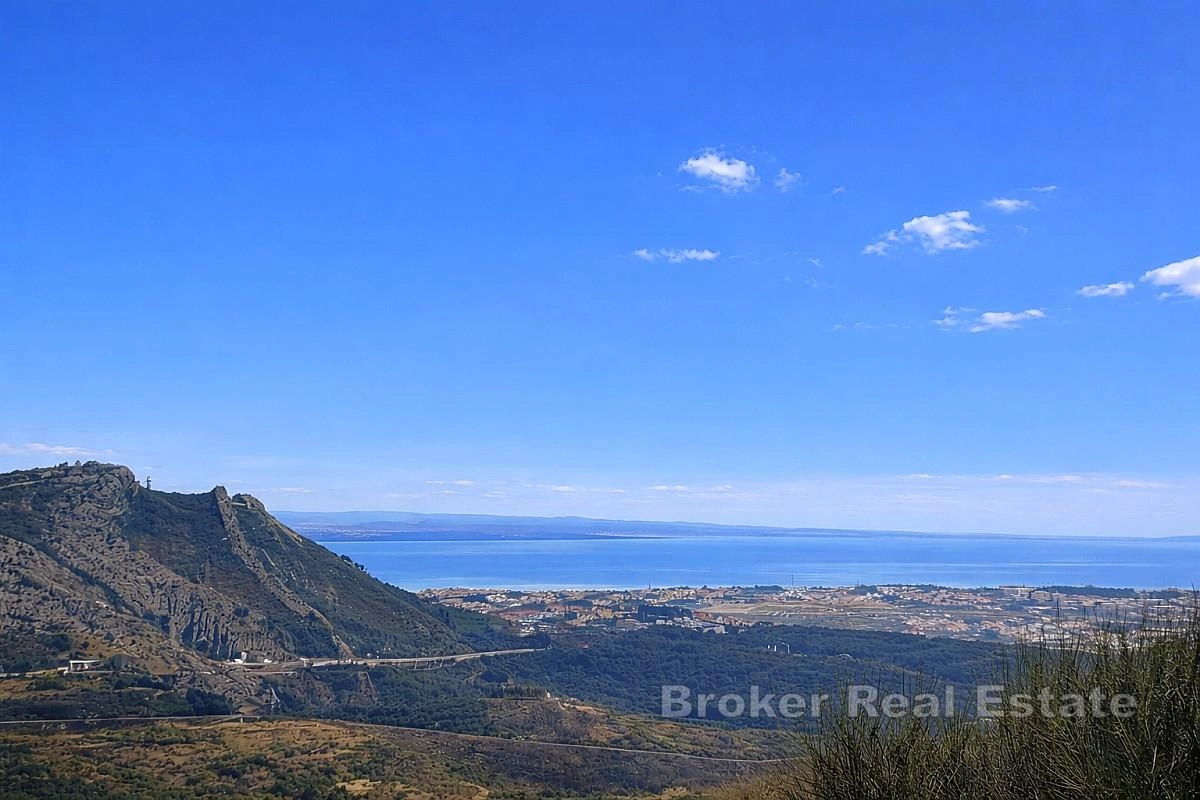 1 - vente terrain vue mer split split-dalmatie croatie