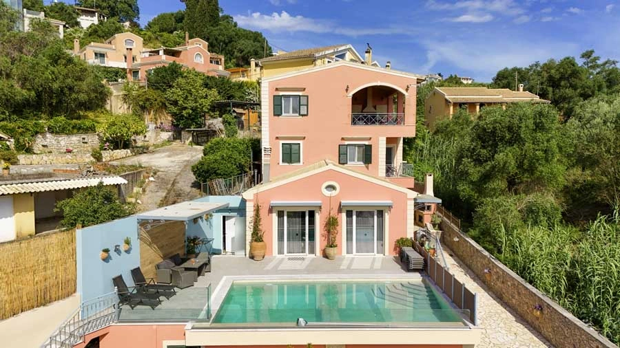 1 - venta villa vista al mar corfu islas jónicas grecia