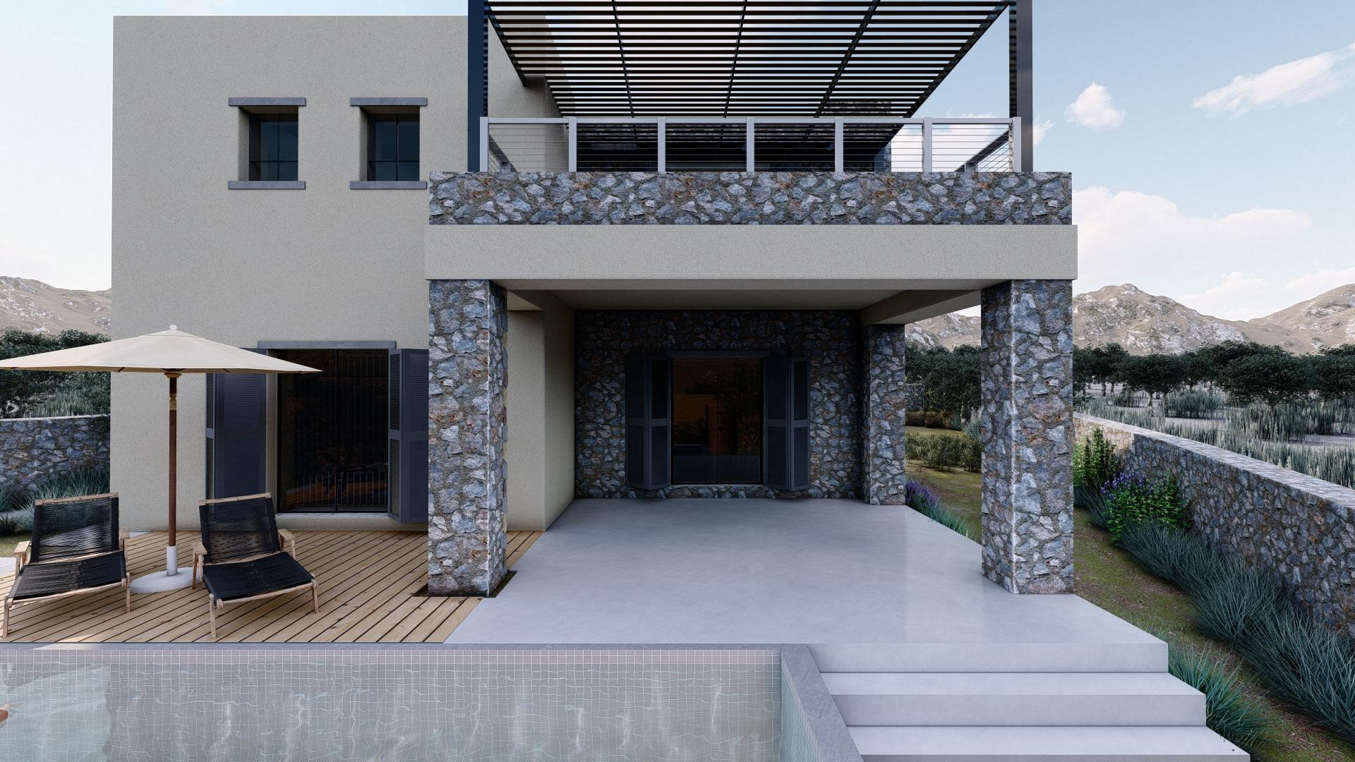 2 - vente maison vue mer stoúpa péloponnèse grèce