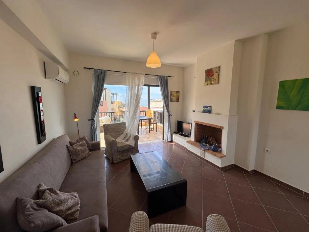 2 - verkoop appartement uitzicht op zee pánormos crete griekenland