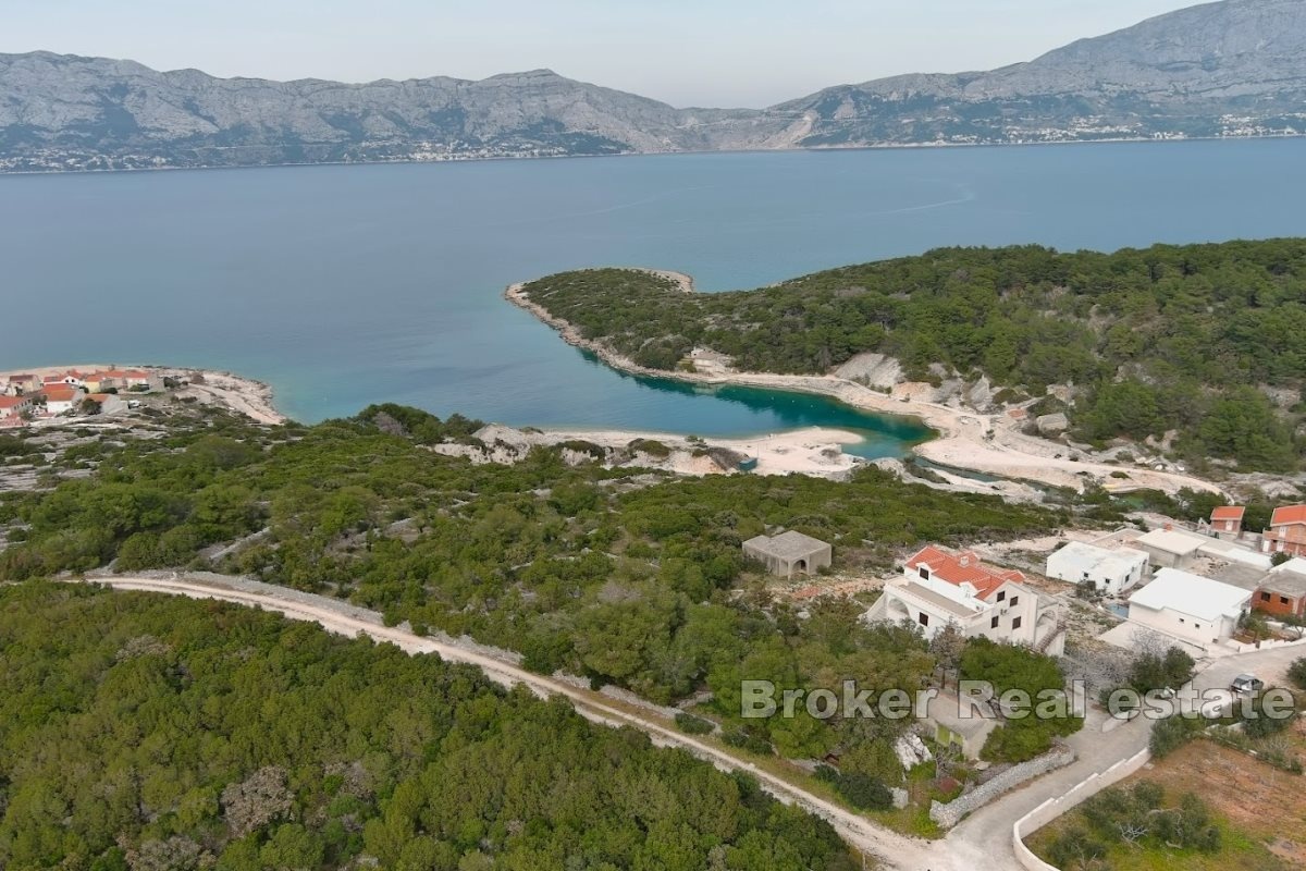 2 - venda terreno vista de mar brač split-dalmácia croácia