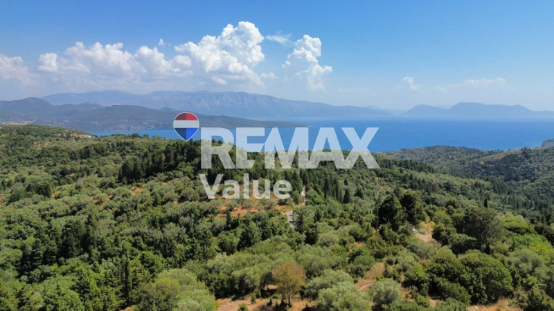 1 - vente terrain vue mer lefkada îles ioniennes grèce