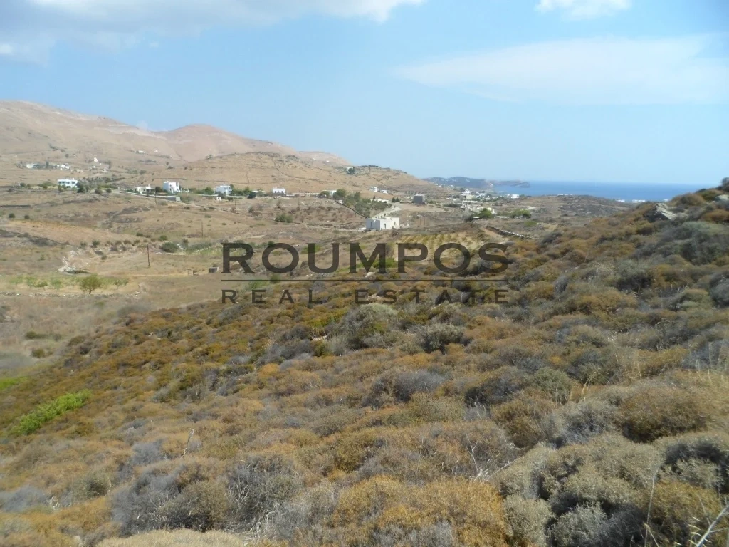 2 - vente terrain vue mer syros - cyclades egée méridionale grèce