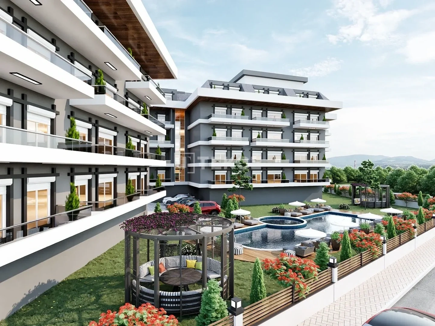 1 - verkoop appartement uitzicht op zee alanya antalya turkije