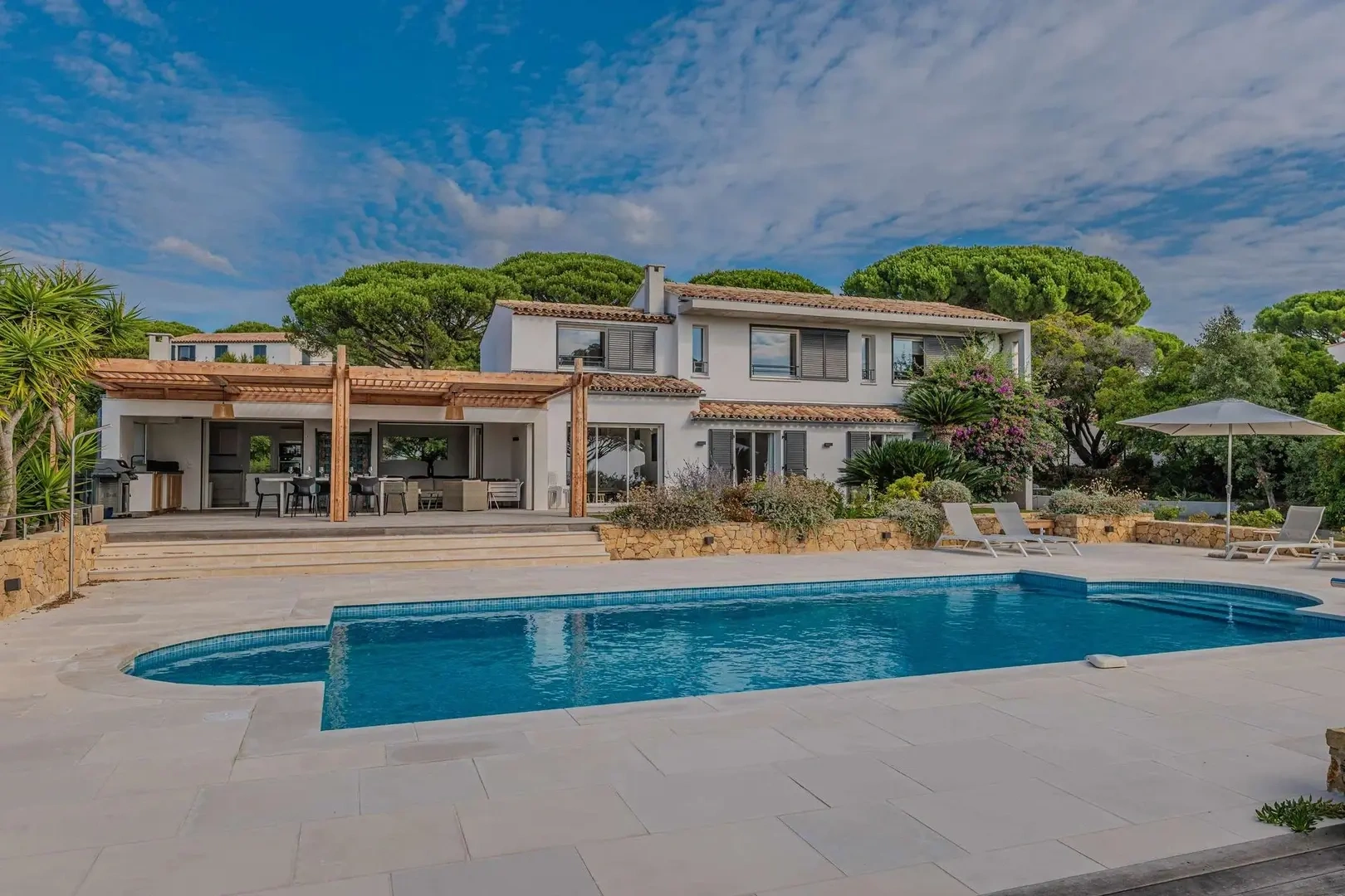 1 - location vacances villa vue mer sainte-maxime var france