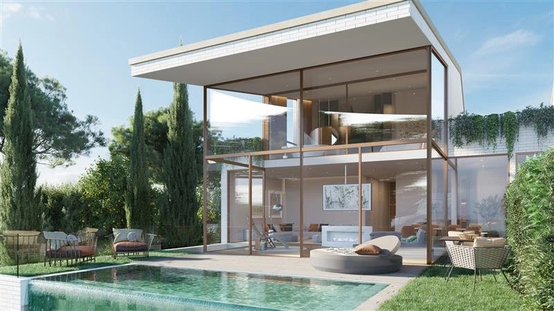 Casa vista al mar con terraza