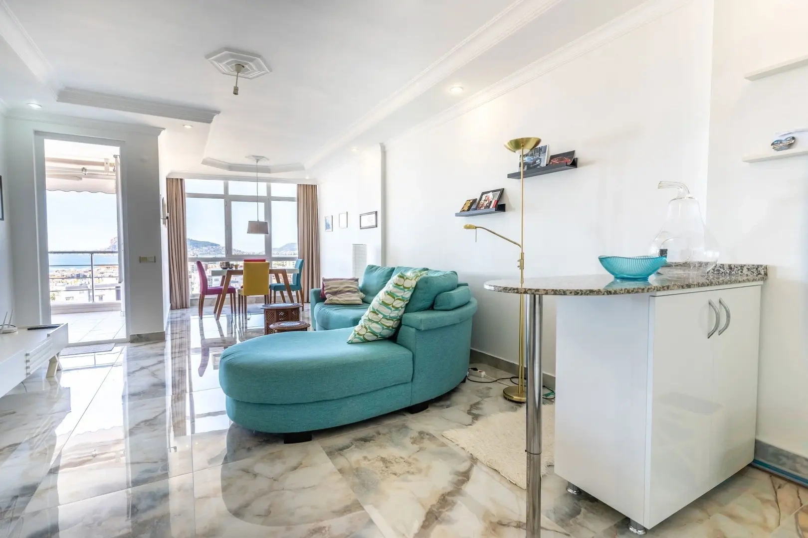 2 - продажа квартира вид моря alanya antalya турция